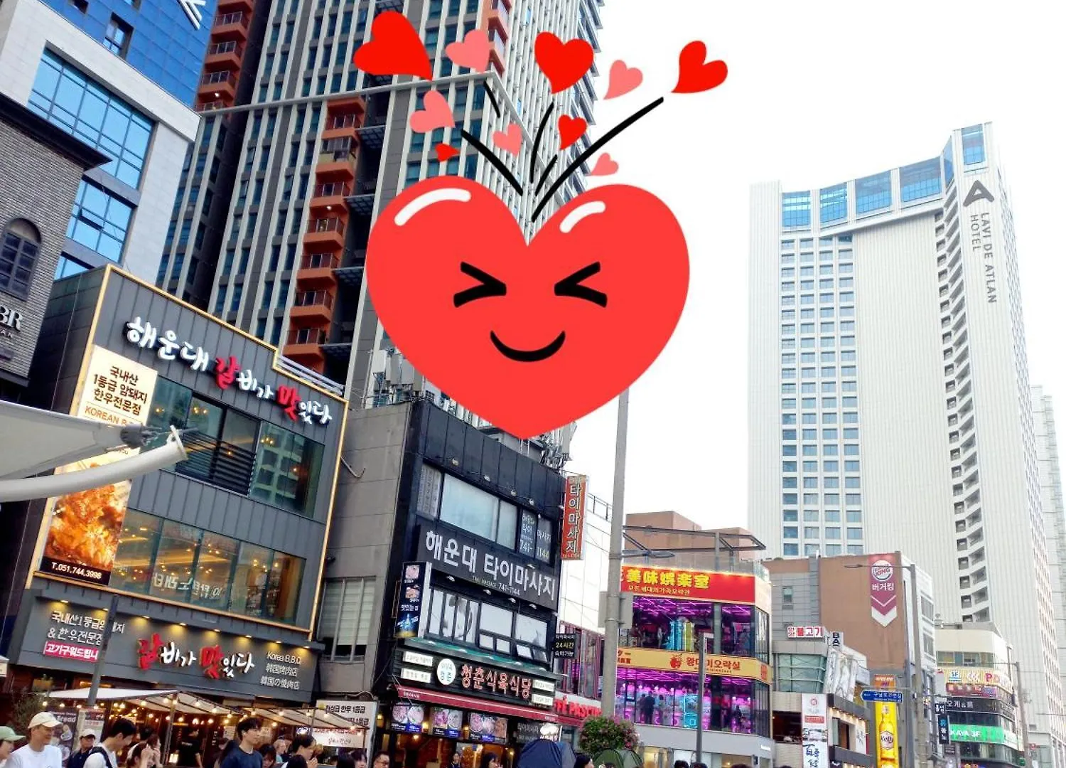 해운대호텔 Haeundae Beach Haeundae Hotel 해변가 Haeundae Subway Station Busan